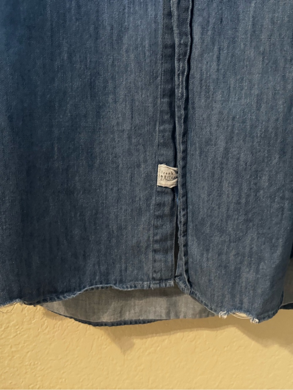Frank & Eileen Rory Maxi Denim Shirt Dress XL - Picture 10 of 10